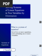 Systems of Linear Equations by Elimination