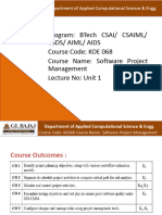 Unit1-Introduction and Importance of Software Project Management