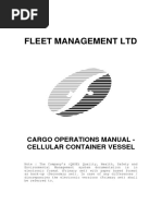 Container Cargo Operation Manual