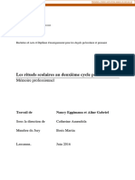 Les Rituels Scolaires Au Deuxième Cycle Primaire: Mémoire Professionnel