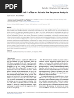 Effects of Local Soil Profiles On Seismic Site Response Analysis