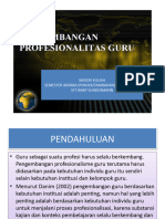 Pengembangan Profesionalitas Guru