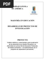 Modelo Final de Tesis M. en EDUC. DESARROLLO DE PROYECTOS DE INVESTIGACIÓN