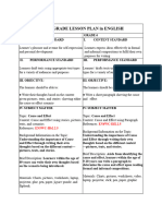 Lesson Plan in Multi Grade Teaching Grade 5 Amp 6