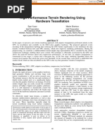 High-Performance Terrain Rendering Using Hardware Tessellation