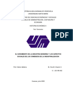 El Surgimiento de La Industria Moderna y Los Aspectos Sociales de Los Comienzos de La Industrializacion2