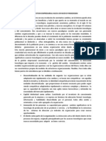 Gestión Empresarial Hacia Un Nuevo Paradigma