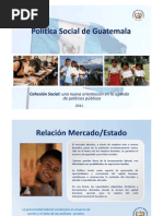 2011 - 11 Política Social de Guatemala - Presentación