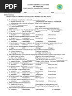 FOURTH QUARTER Summative Test - 23-24