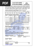 Data - 6060 Mechanical Properties