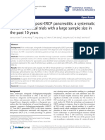 Risk Factors For post-ERCP Pancreatitis: A Systematic Review of Clinical Trials With A Large Sample Size in The Past 10 Years