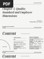 Chapter 5 Quality Standard and Employee Dimensions