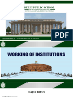 Working of Institution