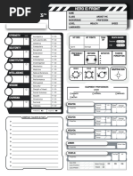 EDH - Character Sheet