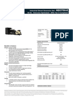 Industrial Diesel Generator Set - 50 HZ - Emission Optimized - EPA Tier 2 Compliant