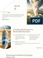 Introduction To Geothermal Energy: by Sri Shanth