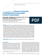 A Cryptographic Scheme For Construction of Substit