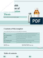 Public Health Implications of Self-Medication Thesis by Slidesgo