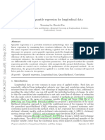 Weighted Quantile Regression For Longitudinal Data