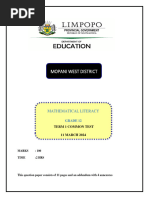 2024 Grade 12 Mlit Term 1 Common Test