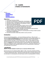 ND Week 2 Online - Lipids - W21