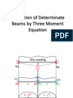 Three Moment Equation Method Notes