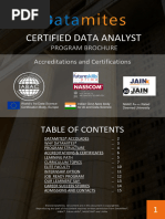 Datamites Data Analyst Brochure