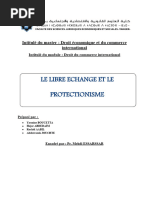 Libre Echange Et Protectionnisme