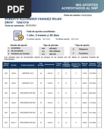 Reporte Aportes Con Estado de Acreditación