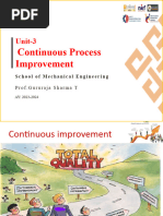 Unit-3 - Continuous Process Improvement