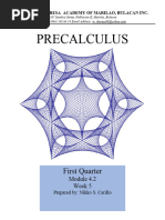 Precalculus Week 1