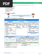 Sesiones de Aprendizaje - EDA III Semana 4 - Editora Quipus Perú