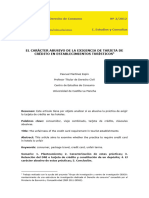 El Carácter Abusivo de La Exigencia de Tarjeta de Crédito en Establecimientos Turísticos