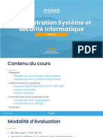 Administration Systeme Et Securite Informatique