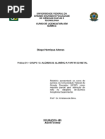 Universidade Federal Da Grande Dourados Faculdade de Ciências Exatas e Tecnologia Curso de Licenciatura em Química