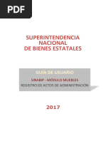 Guia para Actos de Administracion