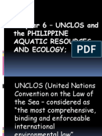 Chapter 6 - UNCLOS and The Philippine Aquatic Resources and Ecology