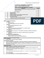 Physical Sciences GR 10 Assessent Frame June 2024