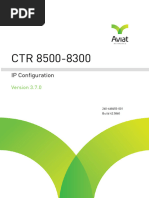 CTR 8500-8300 3.7.0 IP Configuration - December2018