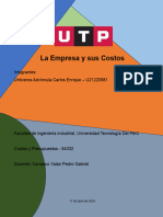 Costos y Presupuestos - Trabajo Grupal