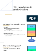 Chapter 12 - Electricity Markets