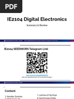 IE2104 Digital Electronics Summary (By Garage@EEE)