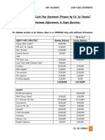 Cash Flow Master Question With Solution