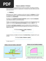 Trabajo, Energia y Potencia