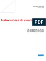 10.CH870i 03 Maintenance Instructions - S 223.1567 01.es ES