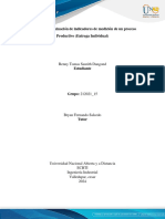 TAREA 2 - DETERNIMANCION DE INDICADORES - Renny - Saurith - Trabajo - Individual