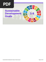 Sustainable Development Goals 1 9 by Group 6