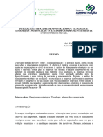 Integração Entre Planejamento Estratégico e Tecnologia Da Informação e Comunicação: Um Estudo de Caso de Uma Instituição de Ensino Superior Privada