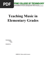 Teaching Music in Elementary Grades