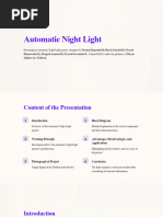 Automatic Night Light